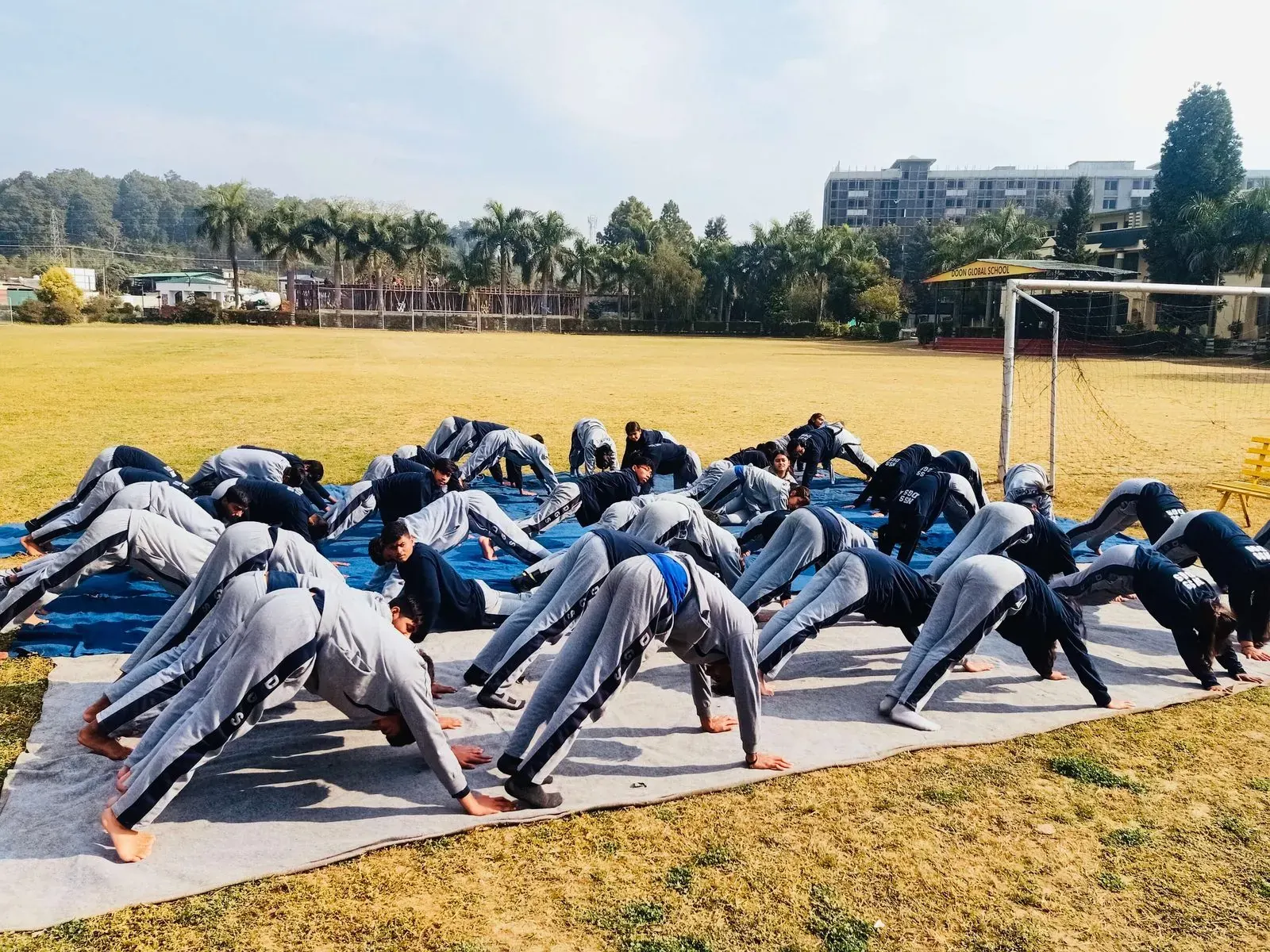 Students in outdoor activities